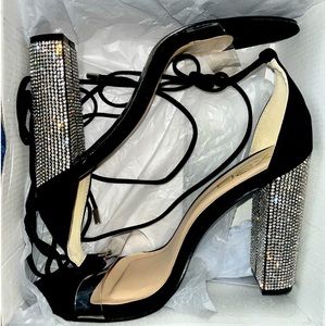 High Heels with Rhinestones